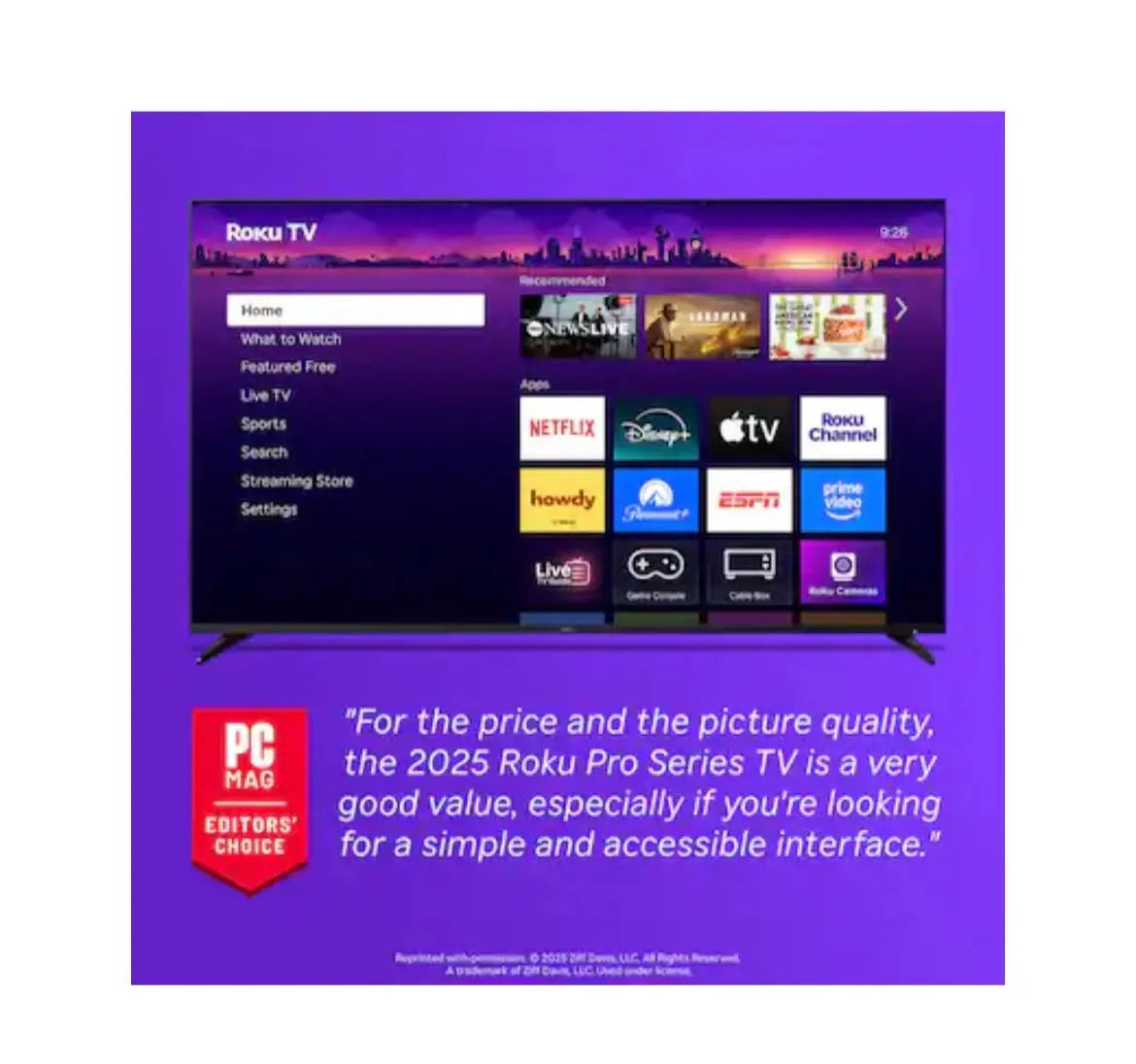Roku Pro Series 75" Roku