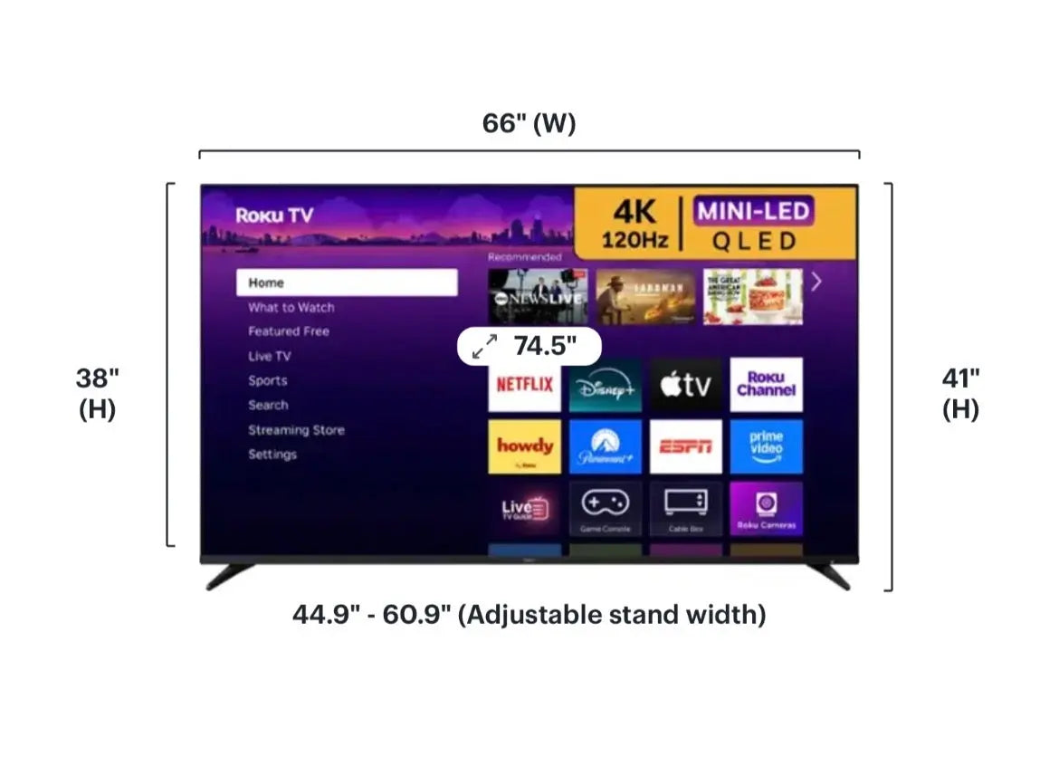 Roku Pro Series 75" Roku